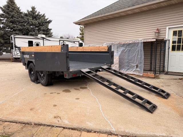 Norstar Dump Trailer - Open Angle